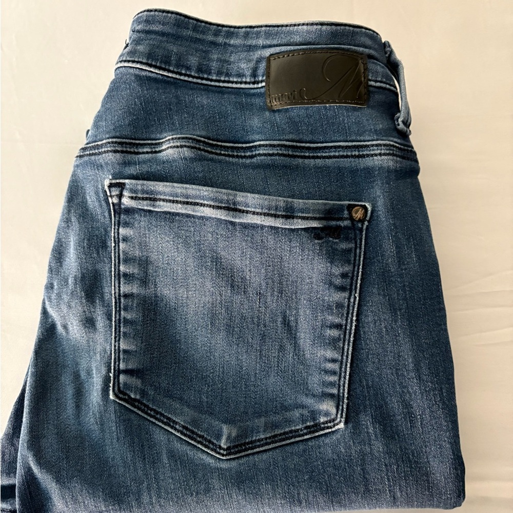 Mavi Women's Straight Leg Jeans - Dark Blue